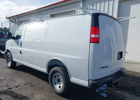 2025 Chevrolet Express Cargo Rwd 3500 Regular Wheelbase Wt z USA, uszkodzony, nr VIN 1GCZGGFP9S1266906